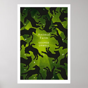 Buchcover Art Print Animal Farm George Orwell Poster