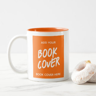 Buchcover Autor Werbebuch Start Orange Zweifarbige Tasse