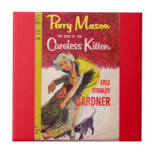Buchcover des Falls der sorglosen Katze Fliese