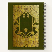 Buchcover für Kunst und Kunsthandwerk Notizblock (Rückseite)