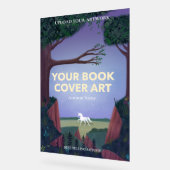 Buchdeckerkunst | Autor-Buch-Startaktion Acrylschild (Winkel)