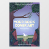 Buchdeckerkunst | Autor-Buch-Startaktion Fensteraufkleber (Blatt)