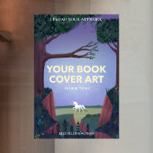 Buchdeckerkunst | Autor-Buch-Startaktion Fensteraufkleber