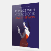 Buchdeckerwerk | Autor Werbeaktion Easel Acrylschild (Winkel)