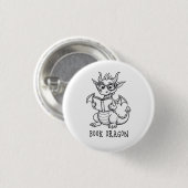 Buchdrache Button (Vorne & Hinten)