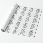 Buchdrache Geschenkpapier (Ungerollt)