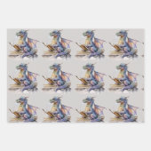 Buchdrache Geschenkpapier Set (Vorderseite 2)