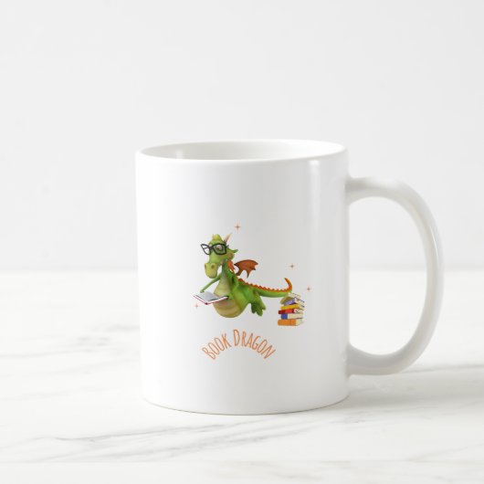 Buchdrache Kaffeetasse (Rechts)