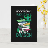 Buchdrache Karte (Gelbe Blume)