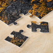 Buche am Hang mit Fuchs Puzzle (Seite)