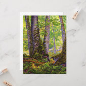 Buche Bäume im Wald (Wald) (Paul Ranson) Karte (Vorderseite/Rückseite Beispiel)