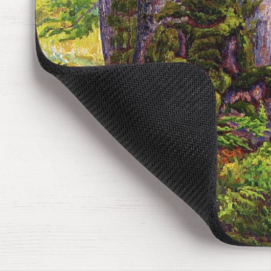 Buche Bäume im Wald (Wald) (Paul Ranson) Mousepad (Ecke)