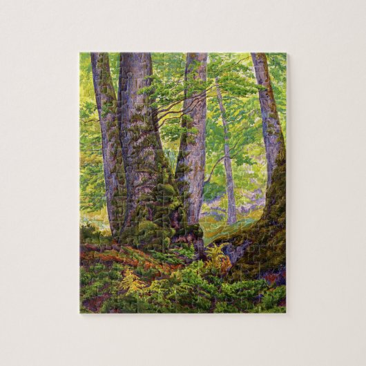 Buche Bäume im Wald (Wald) (Paul Ranson) Puzzle (Vertikal)
