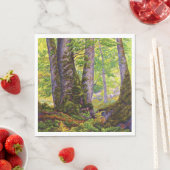 Buche Bäume im Wald (Wald) (Paul Ranson) Serviette (Beispiel)