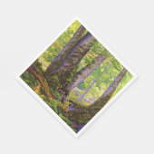 Buche Bäume im Wald (Wald) (Paul Ranson) Serviette (Ecke)