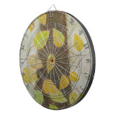 Buche-Blätter Dartscheibe (Vorderseite rechts)