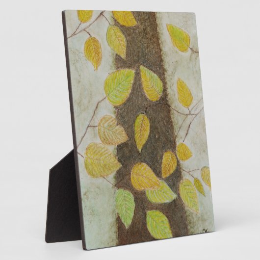 Buche-Blätter Fotoplatte (Seite)