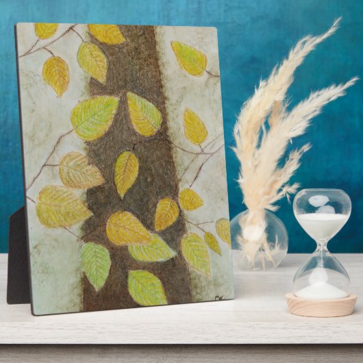 Buche-Blätter Fotoplatte (Seite)