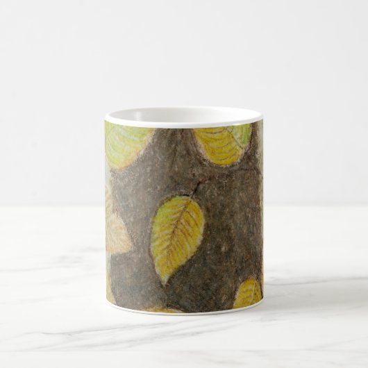 Buche-Blätter Kaffeetasse (Mittel)