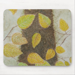 Buche-Blätter Mousepad