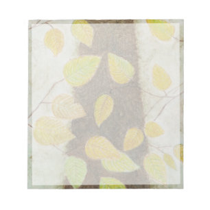 Buche-Blätter Notizblock