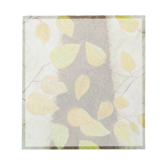 Buche-Blätter Notizblock (Vorderseite)