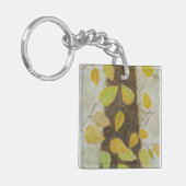 Buche-Blätter Schlüsselanhänger (Vorderseite links)