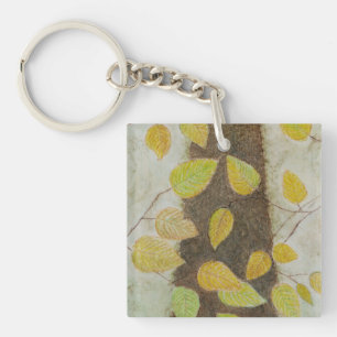 Buche-Blätter Schlüsselanhänger