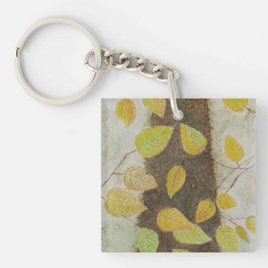 Buche-Blätter Schlüsselanhänger (Vorderseite)