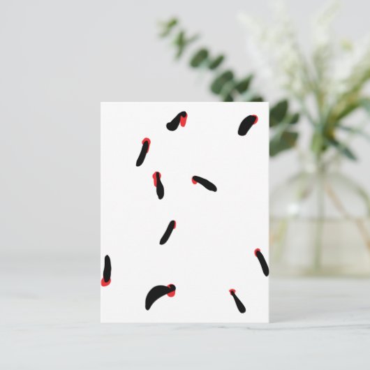 Buche - Blutsauger Postkarte (Stehend Vorderseite)