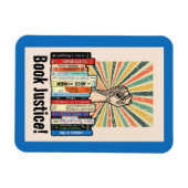 Buche Gerechtigkeit! Magnet (Horizontal)