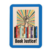 Buche Gerechtigkeit! Magnet (Vertikal)