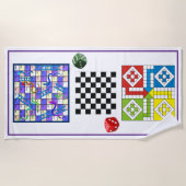 Buche Handtuch - Spaß im Sand - Gartenspiele (Vorderseite)