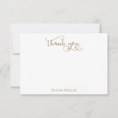 Buche Theme Pumpkin Fall Baby Dusche Dankeskarte (Vorderseite)