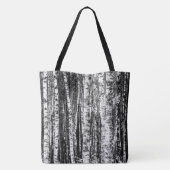 Buche, weiß und Holzkohle, grau/grau Tasche (Rückseite)