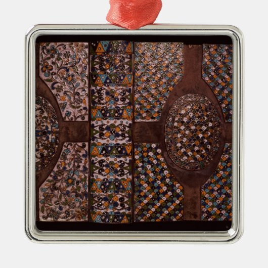 Bucheinband Silbernes Ornament (Vorne)