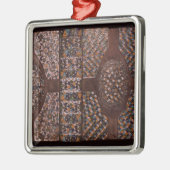 Bucheinband Silbernes Ornament (Links)