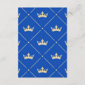 Buchen anstelle einer Karte | Kleine Prince Baby D (Rückseite)