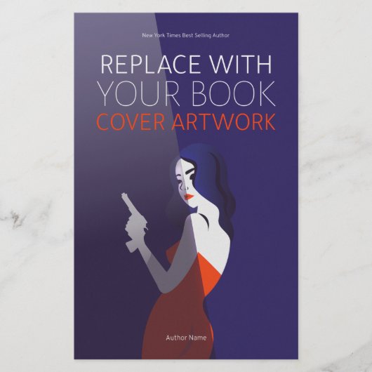 Buchen | Author Cover Artwork Promotion Flyer (Vorne)