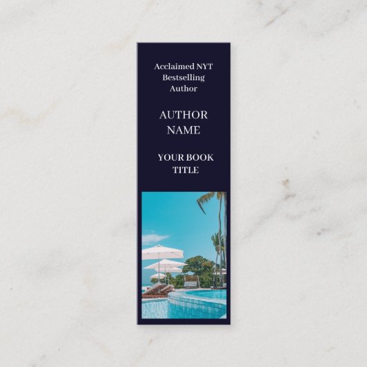 Buchen | Autor-Mini-Werbedesign Mini Visitenkarte (Vorderseite)