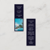 Buchen | Autor-Mini-Werbedesign Mini Visitenkarte (Vorne/Hinten)