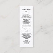 Buchen | Autor-Mini-Werbedesign Mini Visitenkarte (Rückseite)