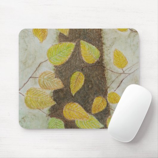 Buchen-Blätter Mousepad (Mit Mouse)