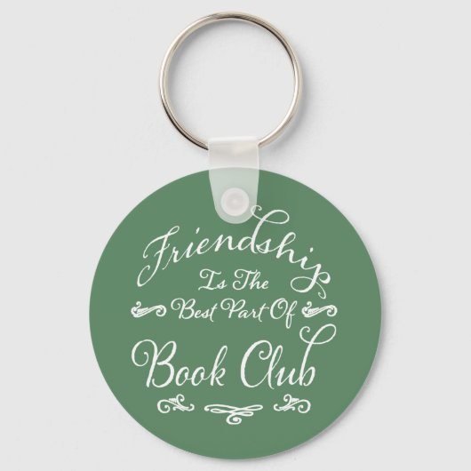 Buchen Club Freundschaft Key Holder Green Schlüsselanhänger (Vorderseite)