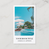 Buchen | Design für Autor-Werbelogo Visitenkarte (Vorderseite)