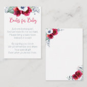 Buchen für Babyduschkarte Begleitkarte (Vorne/Hinten)