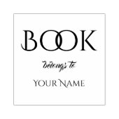 Buchen gehört zu Ihrem Namen Custom Rubber Briefma Gummistempel (Prägung)