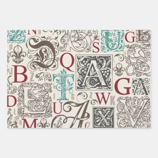 buchen geschenkpapier set (Vorderseite)