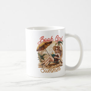 Buchen Girl Summer Reading Beach Vacation Funny le Kaffeetasse