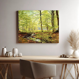 Buchen im Frühling, Christian Zacho Poster